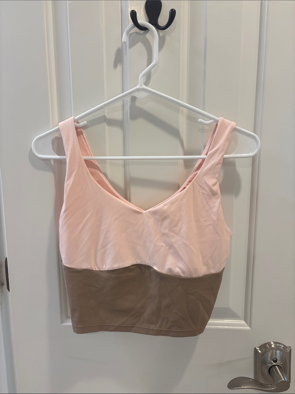 Tan & Pink Workout Set - Picture 3 of 6